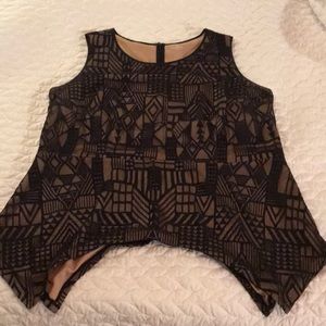 Lane Bryant lace sleeveless blouse